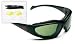 Sporting Goods : Body Specs BSG-3 Black Shiny Frame Goggle Sunglasses