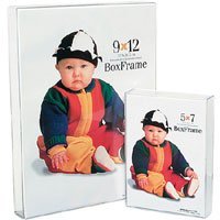 MCS Original Clear Acrylic Box Picture Frame for a 5" x 7" Photograph.