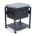 Mobile Filling Cart, Letter/Legal Tote, 21.75x14.25x22, Black RUB14316ROS