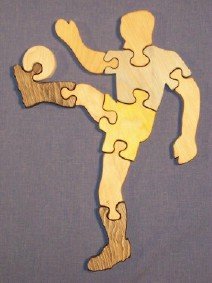 31e6CbOhGvL Wooden Educational Jig Saw Puzzle   Soccer Player