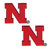 NCAA Studded Earrings - Nebraska Cornhuskers
