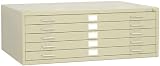 Safco 5-Drawer Steel Flat Documents 4996