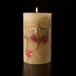 Rosy Rings Neroli Orange Flower Botanical Candle 4.5" x 9"