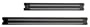 Paderno World Cuisine 11 7/8" Magnetic Knife Rack