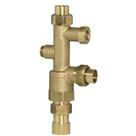 AMX101-US-1 HONEYWELL/SPARCO DIRECTCONNECT THERMOSTATIC MIXING VALVE 3/4inch FNPT INLET - 2- 3/4inch UNIONS SWEAT 90-130F