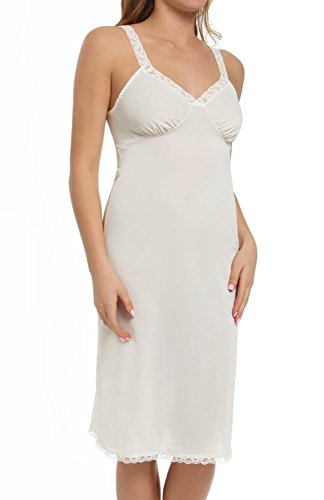 27014 34 24 Ivory Shadowline Stretch Lace Strap Full Slip