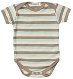 Organics for Kids Wide Stripe Body Vest 0-5M Blue
