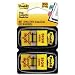 Electronics : ?SIGN HERE? Printed Message Flags, Yellow, 1 x 1-3/4, 100/Dispenser