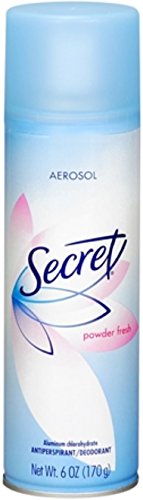 Secret Anti-Perspirant Deodorant Aerosol Spray, Powder Fresh 6 oz