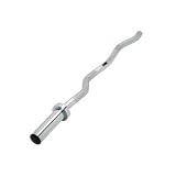 TKO 811TOB-60 60 Tri-Grip Olympic Straight Bar, Chrome