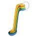 Zak Designs Assorted Brights Measuring Spoons, Set of 5