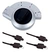 3 Way Optical Switch AND 4 x 1M TOSLink CABLES BUNDLE
