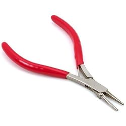 5 1/8" Half Round Needle Nose Pliers Wire Wrapping Tools