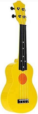 DJ Electron 21" plastic Ukulele for beginner student children Kid Toy best choise Ukulele (21" plastic Ukulele yellow)