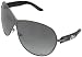 Christian Dior Logo 1/S Oversize Fashion Sunglasses, Black Frame/ Fade Grey Lenses