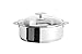 Cristel Casteline S30QMPKP Saute Pan, 7 Quart, Silver