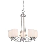 Savoy House Westbury Polished Chrome Five-Light Chandelier