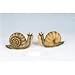 Snail Garden Indoor Outdoor Staute Set of 2