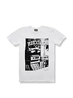Seventy Seven Camiseta Manga Corta Record Store (Blanco)