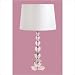 Chambord Table Lamp with Classic Shade in Chrome