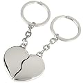 Personalised Broken Heart Joining Keyring Engraved Free