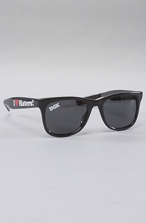 DGK The Haters Sunglasses in Black,Sunglasses for Unisex, One Size,Black