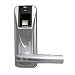 Biolock 426 Biometric Fingerprint Entry Door Lock, Satin Nickel with Black Accent
