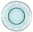Spanish Ocean Sea Life Recycled Glass Small Plate 8"D Set of 2