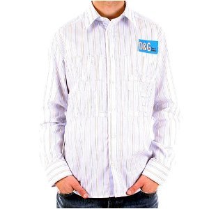D&G, Dolce & Gabbana striped long sleeve shirt. DGM2124