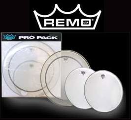 Remo Pinstripe Pro Pack Rock inc 12 13 16 pins Free 14 ambassador coated