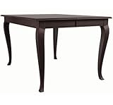 Color Cuisine Butterfly Leaf Gathering Table w/ 36 Cabriole Legs Java Finis ....