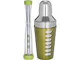 Spectra Recipe Cocktail Shaker & Mojito Muddler Set