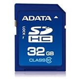 A-DATA 32GB SDHC Class 10 Flash Memory Card - Retail Pack