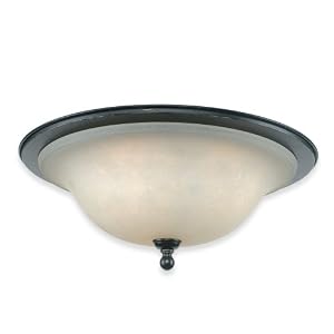 Royce Lighting RFM2247 3-46 Valhalla Flush Mount Ceiling Fixture Heirloom Bronze with Cream Snow... by Royce Lighting