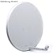Sat Antenne 80 cm Stahl hellgrau Satelliten Sch�ssel