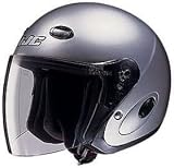 HJC CL-33 CL33 CRUISER SILVER MOTORCYCLE Open-Face-Helmet