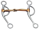 STA-BRITE S.S. Tom Thumb Training Bit w/Copper Mouth - Stainless Steel - 6
