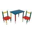Kindertischgruppe Kinder Tischgruppe Stuhl Tisch Kinderstuhl Bleistift bunt 1 Tisch u. 2 St�hle Kiefernholz MDF