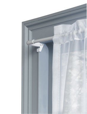 LOWE'S PROJECT SOURCE 48QUOT; TO 84QUOT; METAL TENSION CURTAIN ROD