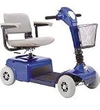 Rally 4 Wheel Scooter - Candy Apple Red, Grey Fabric