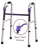 Deluxe, Trigger Release Folding Walker - Junior with 5 Wheels