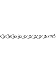 Sterling Silver Charm Bracelet w/ Beads