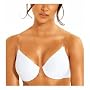 Lilyette Women's Invisible Solutions Full Support Underwire Bra with Clear Center and Straps #934