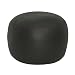 Leather Luxe Bean Bag  Bigfoot Footstool, Black