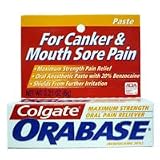 Colgate Orabase B Paste With Benzocaine for relief of Canker sores - 5 Gm