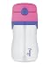 Thermos Foogo Phases Leak Proof Straw Bottle, Pink/Purple, 11 Ounce