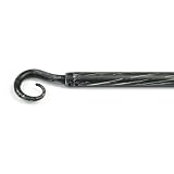 Tringle extensible (L60 cm) crosse Noir patin&eacute;