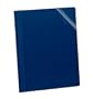 Oxford 55838 Clear Front Report Covers with Dark Blue Leatherette Back, 25 per Box
