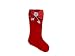 24 Christmas Stocking with handmade decoration, Christmas Decoration