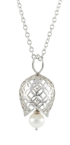 Merii Damen-Collier 925 Sterlingsilber rhodiniert S&uuml;&szlig;wasser-Zuchtperle wei&szlig; 75 cm M0564N/9 Preisvergleich